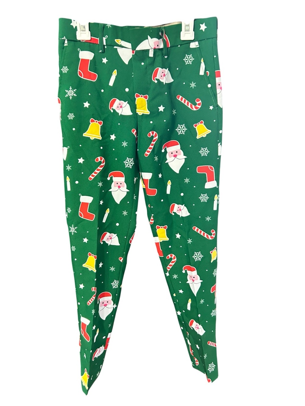 OppoSuits Kids Santa Print Dress Pants-Matching Suit Jacket is torn it’s free